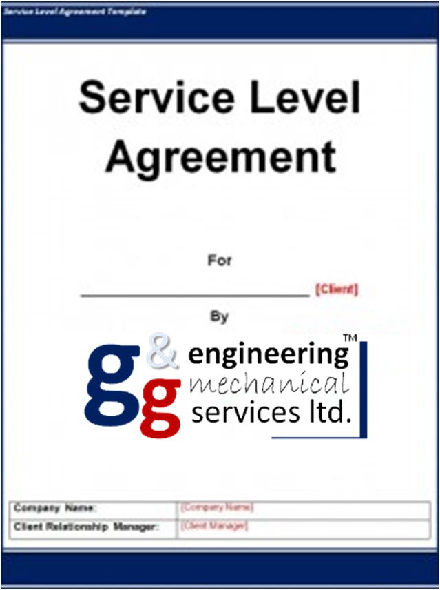 gg Service Level Agreement